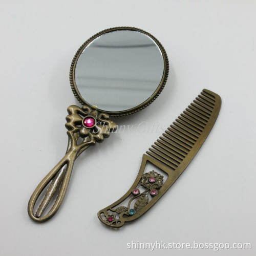 Shinny Gifts 3D OWL Design Compact Mirror with Comb Promo Gifts